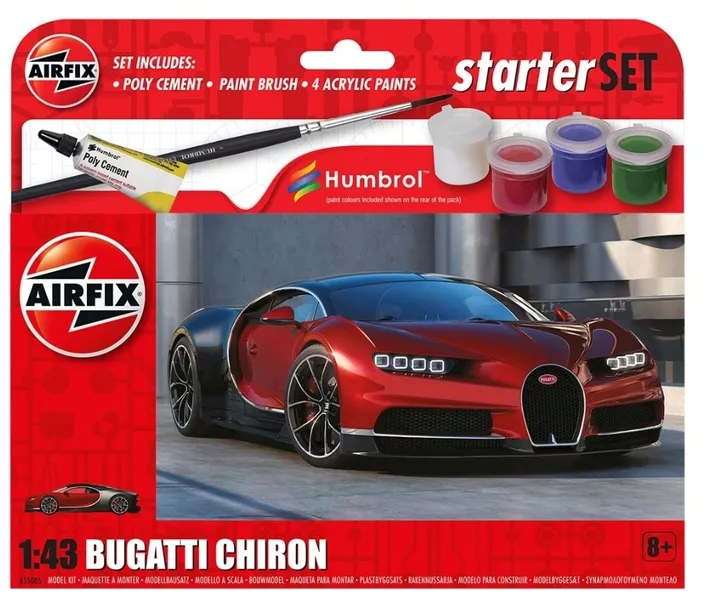 airfix-55005-small-set-bugatti-chiron-1-43-kod-producenta-a55005