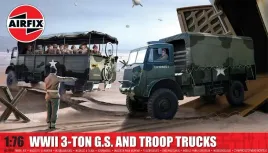 airfix-a03306a-wwii-3-ton-4x4-general-service-and-troop-trucks-1-76