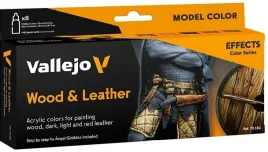 vallejo-70182-zestaw-model-color-8-farb-18ml-wood-and-leater