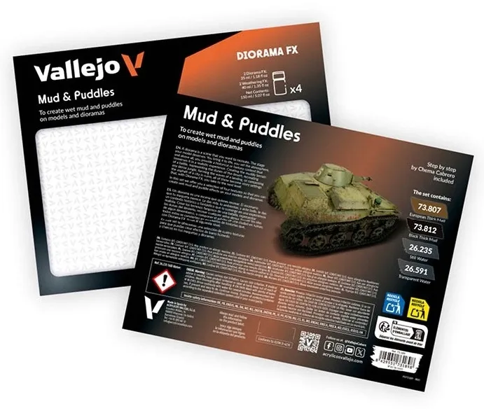 vallejo-73189-zestaw-diorama-effects-set-mud-and-puddles-4-x-35-ml-stan-nowy
