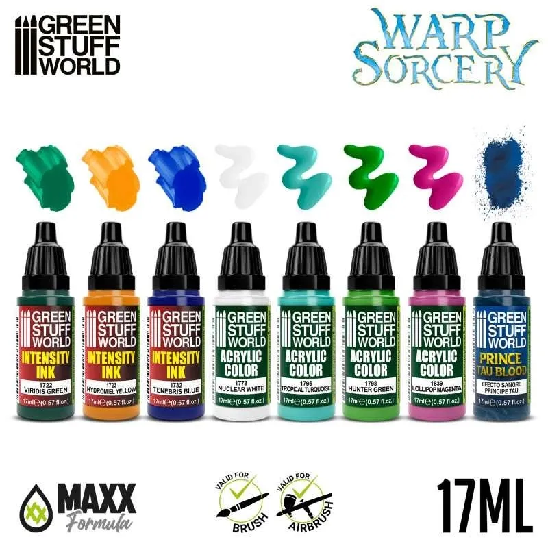 green-stuff-paint-set-warp-sorcery-farby-8x-17ml