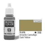 vallejo-70978-model-color-18ml-dark-yellow-wykonczenie-matowe