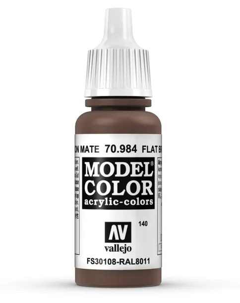 vallejo-70984-model-color-18ml-flat-brown-wykonczenie-matowe