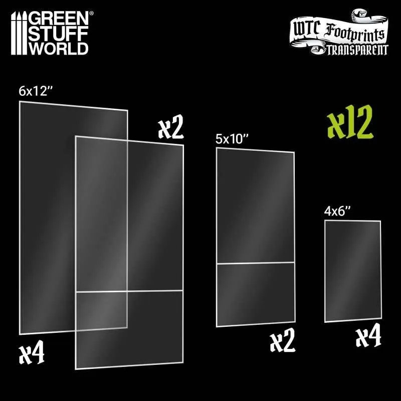 basic-glasspack-footprints-wh40k-compatible-znaczniki-budynkow-12-szt