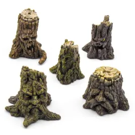 3d-printed-set-haunted-tree-stumps-nawiedzone-pienki-5-szt
