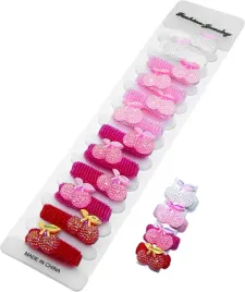 gumki-frotka-do-wlosow-wisienki-kolorowe-12szt