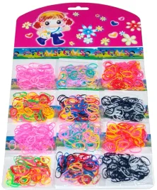 gumki-recepturki-mocne-warkoczyki-kolorowe-1200szt