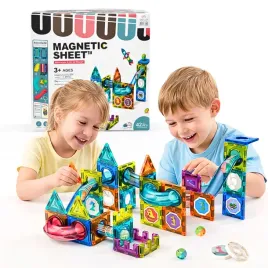 klocki-magnetyczne-konstrukcyjne-tor-kulkowy-magnetic-sheet-42-el
