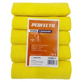 scierka-z-mikrofibry-30x30cm-perfecto-5szt-zolta