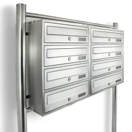 skrzynka-pocztowa-lokatorska-2x4-wrzutni-stal-nierdzewna-wolnostojaca