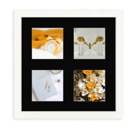 ramka-biala-30x30-na-zdjecia-10x10-czarne-passe