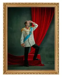 ramka-flora-zdobiona-zlota-drewniana-70x100