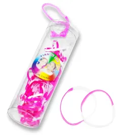 gumki-recepturki-tuba-warkocze-rozowe-male-50szt