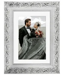 ramka-na-zdjecie-30x40-pp-a4-faust-bialo-srebrna
