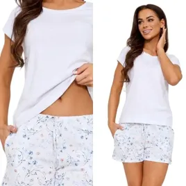 bawelniana-pizama-damska-cornette-609-kolor-bialy-rozmiar-xxl-44
