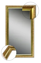 lustro-w-ramie-drewno-160x70-ornament-srebrne
