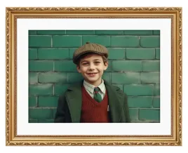 ramka-flora-zlota-70x100-z-passe-partout-60x90