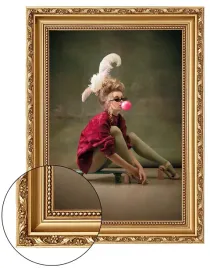 ramka-flora-zdobiona-zlota-drewniana-30x40