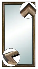 lustro-w-ramie-drewnianej-150x60-zlote-miedziane