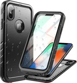cozycase-etui-wodoodporne-360-ip68-do-iphone-xs-max-czarne-smycz