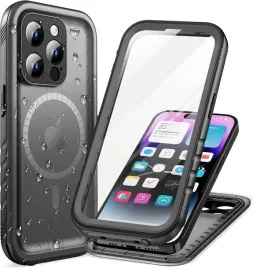 cozycase-etui-wodoodporne-magsafe-360-do-iphone-14-pro-tytan-czarny-matowe