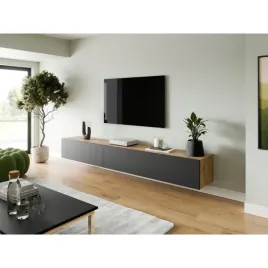 szafka-rtv-mebloscianka-maui-7-loft-zestaw-mebli-dab-artisan-czarny-mat