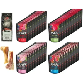 mokra-karma-dla-psa-rafi-mix-smakow-w-saszetkach-zestaw-50-x-300-g