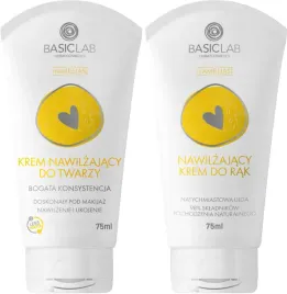 basiclab-zestaw-nawilzajacy-krem-do-twarzy-i-nawilzajacy-krem-do-rak-75-ml