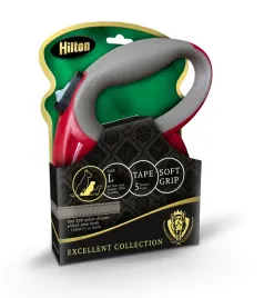 smycz-dla-psa-hilton-smart-dog-l-5-m-bordowo-szara-do-30kg