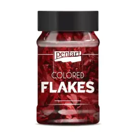 folia-platki-czerwone-100ml-pentart
