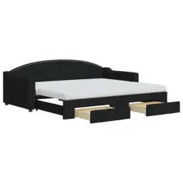 sofa-rozkladana-2w1-czarna-223x100x75-cm-z-materacami-piankowymi