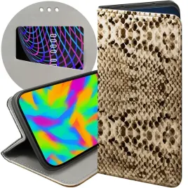 etui-z-klapka-do-motorola-moto-g14-wzory-waz-skora-weza-snake-futeral-case