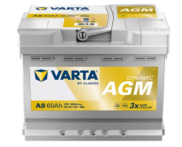 Akumulator VARTA DYNAMIC AGM A8 60Ah 680A Start&Stop (BEZ ZDANIA STAREGO)