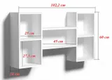 biala-wiszaca-polka-scienna-calmo-2x-stan-nowy