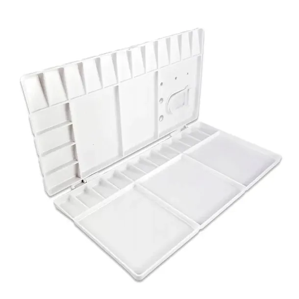 Paleta malarska zamykana prostokątna paletka 26cm do mieszania kolorów farb