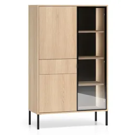 witryna-trzydrzwiowa-barnee-z-szuflada-92-cm-dab-lindberg-led