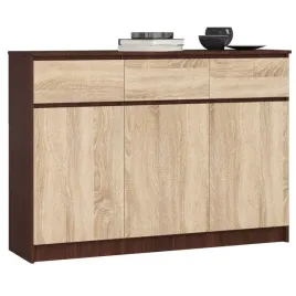 komoda-3-szuflady-3-drzwi-atlas-140x40x99-cm-wenge-dab-sonoma-mat-or
