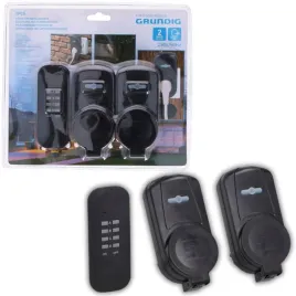 grundig-3-czesciowy-zestaw-gniazd-z-pilotem-do-zdalnego-sterowania