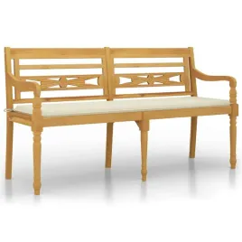 lawka-batavia-z-kremowa-poduszka-150-cm-lite-drewno-tekowe