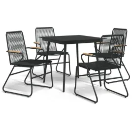 5-czesciowy-zestaw-mebli-ogrodowych-czarny-rattan-pvc