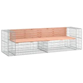 lawka-ogrodowa-z-gabionem-244x71x655-cm-drewno-daglezjowe