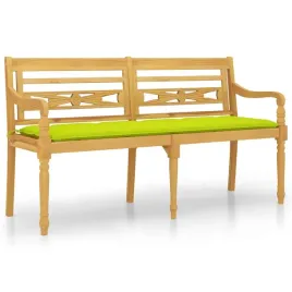 lawka-batavia-z-jasnozielony-poduszka150cm-lite-drewno-tekowe