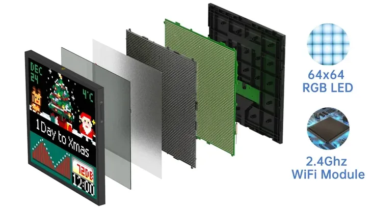 divoom-pixoo-64-ramka-bluetooth-wi-fi-pixel-art-model-pixoo-64