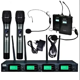 zestaw-bezprzewodowych-mikrofonow-dna-rv-4-mix-2-do-reki-2-naglowne