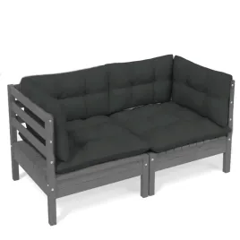 2-osobowa-sofa-ogrodowa-z-antracytowymi-poduszkami-sosnowa