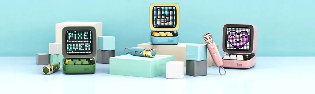 glosnik-bluetooth-karaoke-mikrofon-pixel-art-ditoo