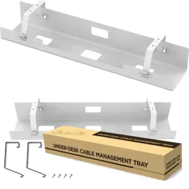 organizer-kabli-pod-blat-biurka-bialy-dlugi-60cm