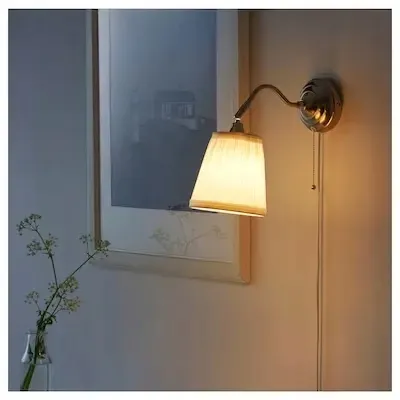 ikea-arstid-lampa-scienna-niklowano-bialy-stan-nowy