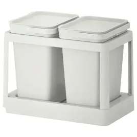 ikea-hallbar-kosz-do-sortowania-smieci-z-wysuwaniem-jasnoszary-20-l