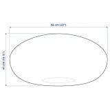 ikea-sandared-puf-szary-56-cm-stan-nowy